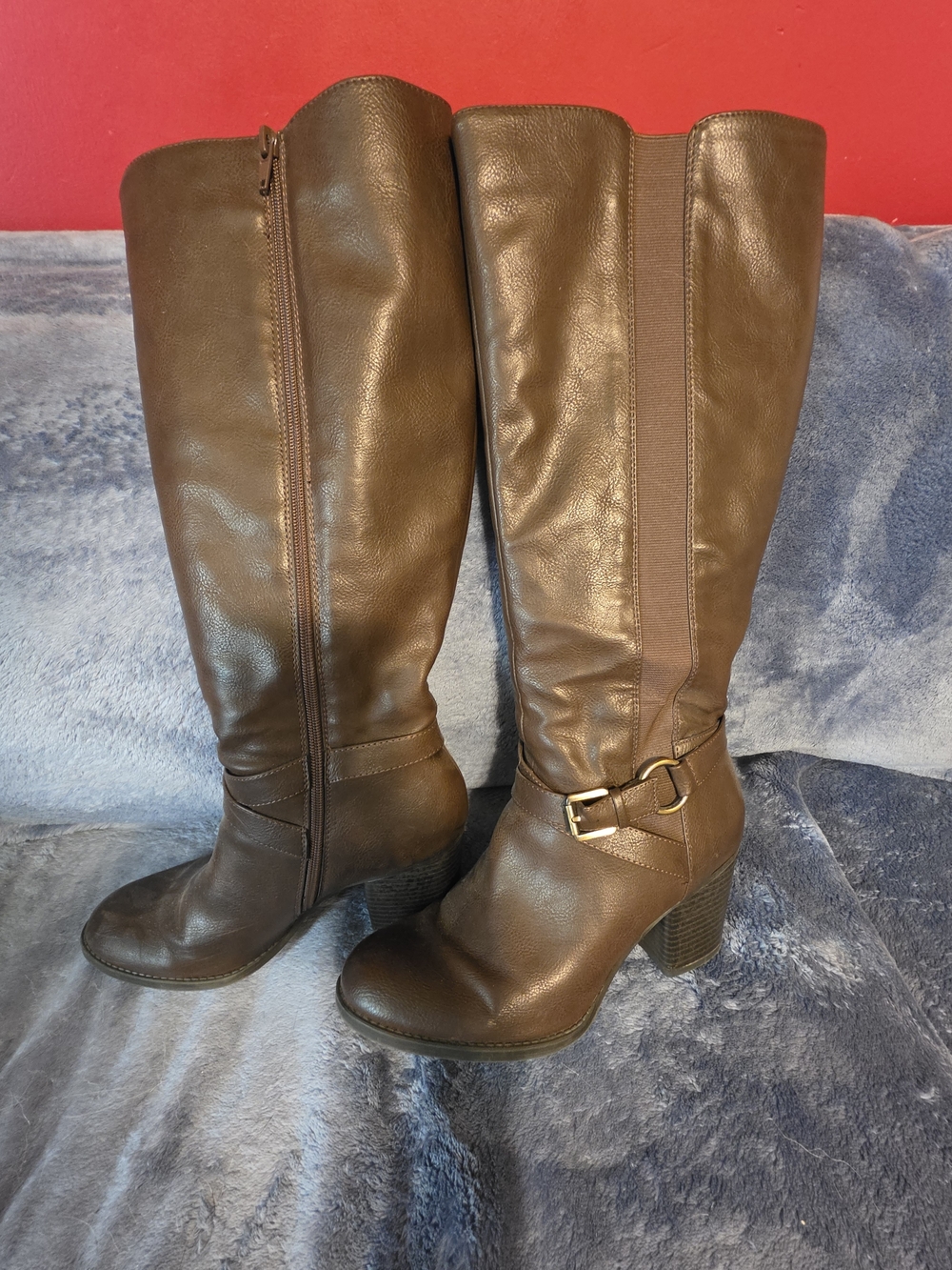 Soul Naturalizer Wide Calf Knee-High Block Heel Boots